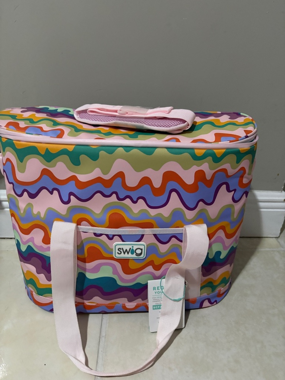 Swig Life Family Cooler S602-CFAM-SA Sand Art Insulated Tote Bag